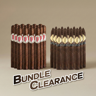 Bundle Clearance - 20pk Crowned Heads Mil Dias Double Robusto + 20pk Cavalier Geneve Black Serie II Torpedo